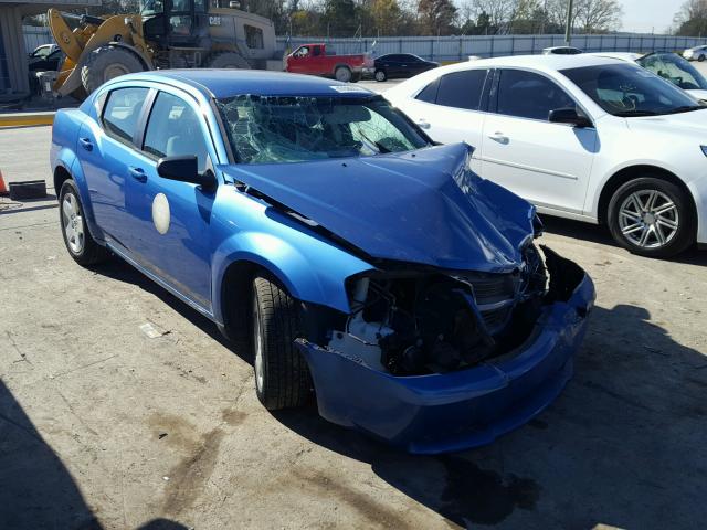 1B3LC46K08N269426 - 2008 DODGE AVENGER SE BLUE photo 1