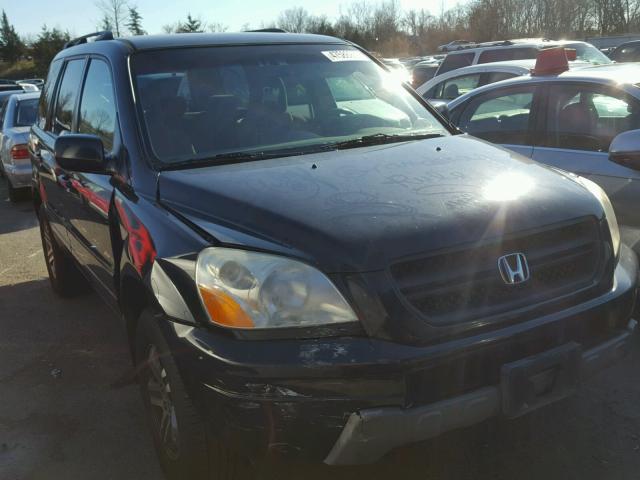 5FNYF18475B055763 - 2005 HONDA PILOT EX BLACK photo 1