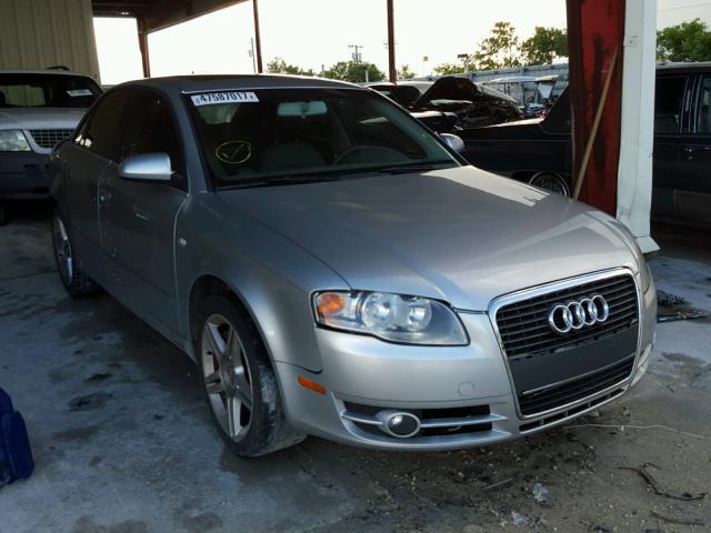 WAUAF78E67A220093 - 2007 AUDI A4 2 GRAY photo 1