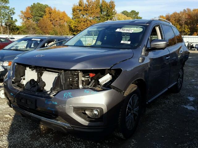 5N1DR2MM0HC607604 - 2017 NISSAN PATHFINDER GRAY photo 2