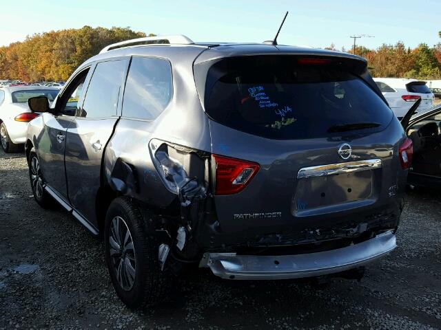 5N1DR2MM0HC607604 - 2017 NISSAN PATHFINDER GRAY photo 3