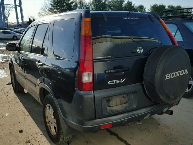 JHLRD78883C001305 - 2003 HONDA CR-V EX შავი ფოტო 3