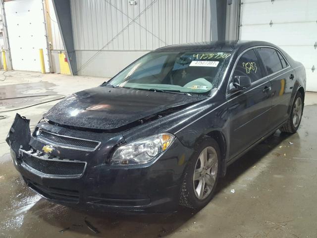 1G1ZB5E09CF173288 - 2012 CHEVROLET MALIBU LS BLACK photo 2