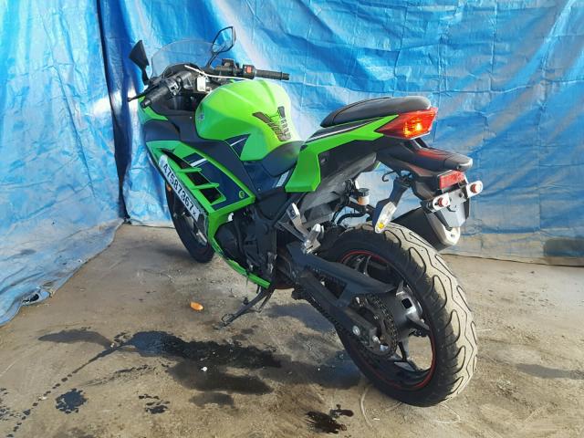 JKAEX8B13EA005386 - 2014 KAWASAKI EX300 B BLACK photo 3