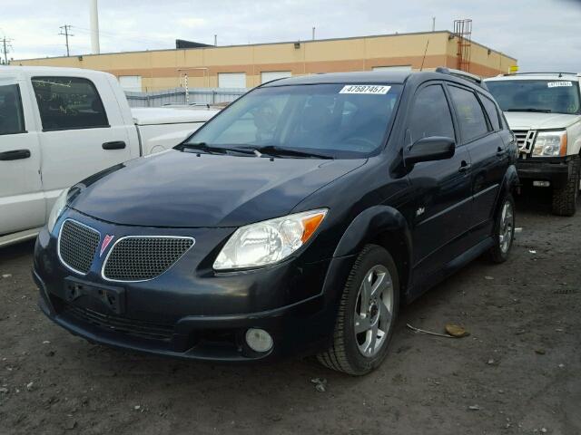 5Y2SL65866Z454632 - 2006 PONTIAC VIBE BLACK photo 2