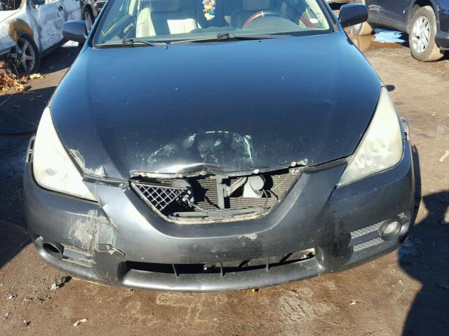 4T1CA30P97U107734 - 2007 TOYOTA CAMRY SOLA BLACK photo 9