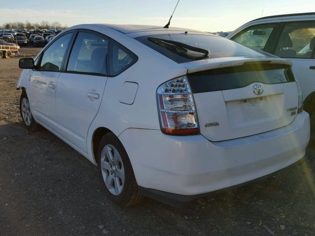 JTDKB22U463133687 - 2006 TOYOTA PRIUS WHITE photo 3