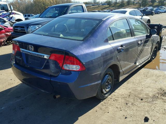 2HGFA1F52AH513426 - 2010 HONDA CIVIC LX BLUE photo 4