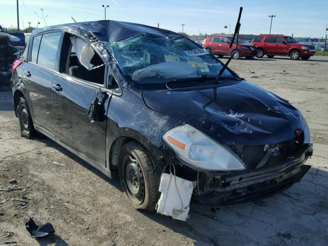 3N1BC13E19L414825 - 2009 NISSAN VERSA S BLACK photo 1