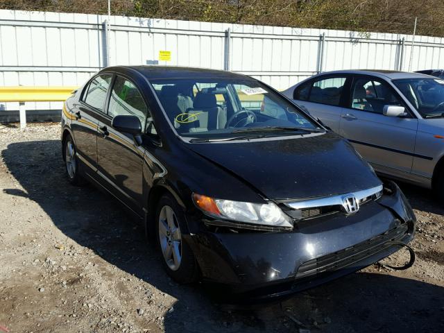 2HGFA16838H301848 - 2008 HONDA CIVIC EX 黑色 照片 1