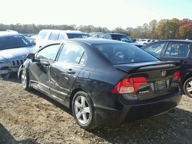 2HGFA16838H301848 - 2008 HONDA CIVIC EX 黑色 照片 3