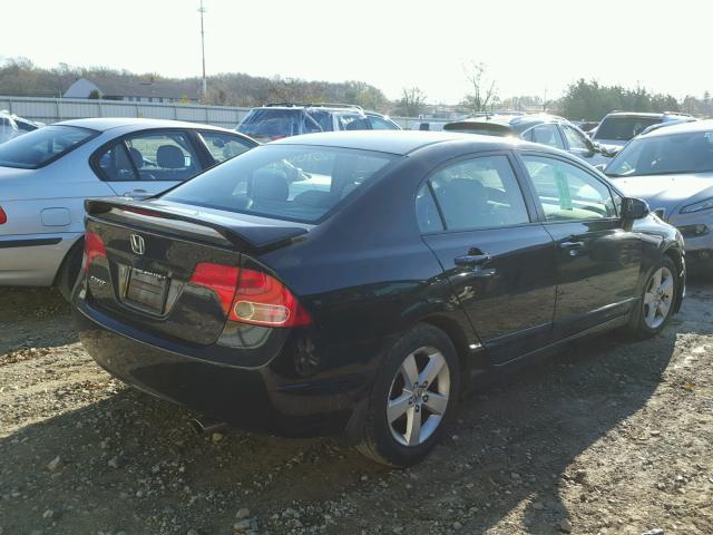 2HGFA16838H301848 - 2008 HONDA CIVIC EX 黑色 照片 4