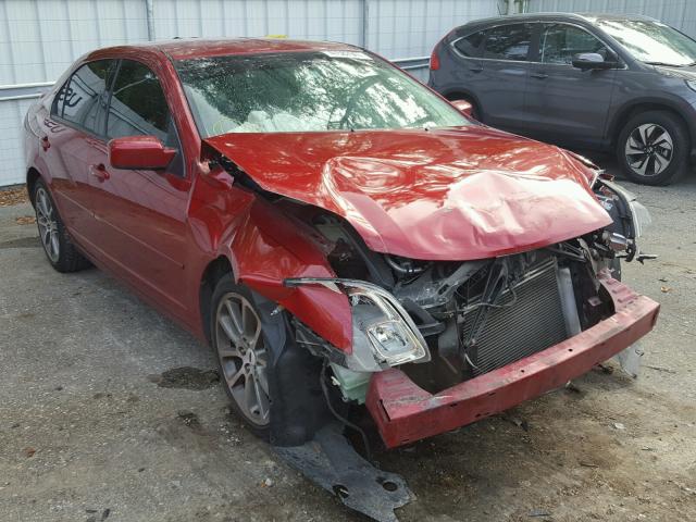 3FAHP07Z68R123130 - 2008 FORD FUSION SE RED photo 1