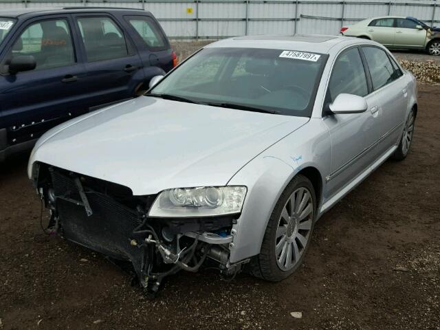 WAUML44E56N021988 - 2006 AUDI A8 L QUATT SILVER photo 2