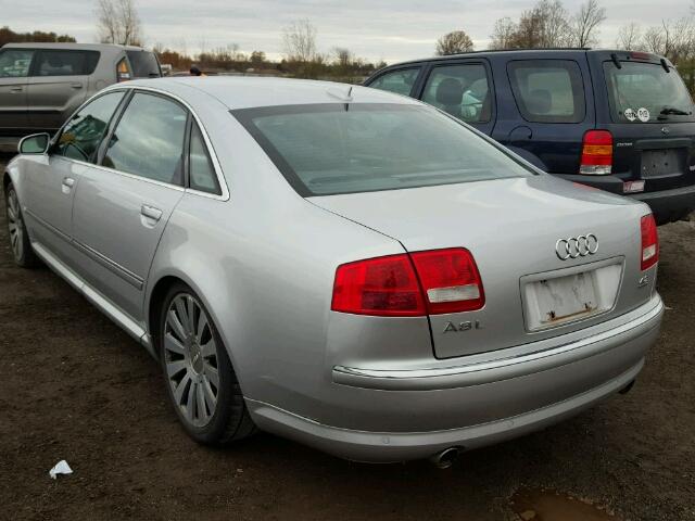 WAUML44E56N021988 - 2006 AUDI A8 L QUATT SILVER photo 3