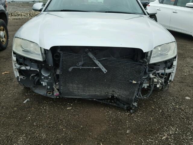 WAUML44E56N021988 - 2006 AUDI A8 L QUATT SILVER photo 9