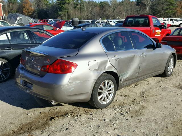 JNKCV61F39M365250 - 2009 INFINITI G37 GRAY photo 4