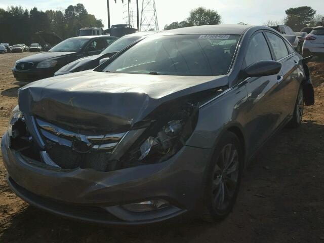 5NPEC4AC2DH733284 - 2013 HYUNDAI SONATA SE GRAY photo 2