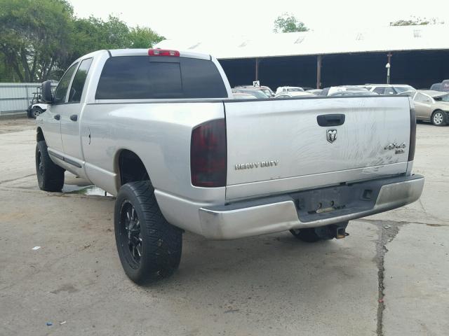 1D7KS28C26J230077 - 2006 DODGE RAM 2500 S SILVER photo 3