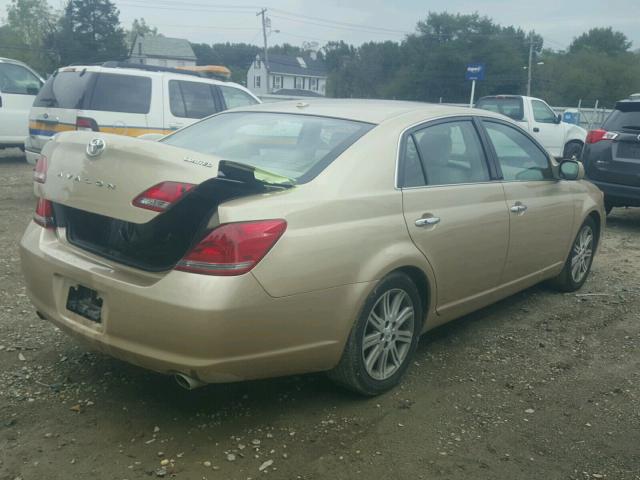 4T1BK36B19U348047 - 2009 TOYOTA AVALON XL GOLD photo 4