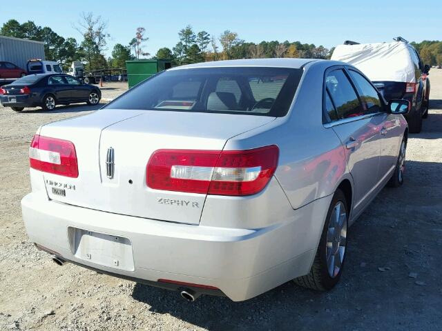 3LNHM26106R603618 - 2006 LINCOLN ZEPHYR SILVER photo 4