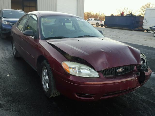 1FAFP53225A147511 - 2005 FORD TAURUS SE MAROON photo 1