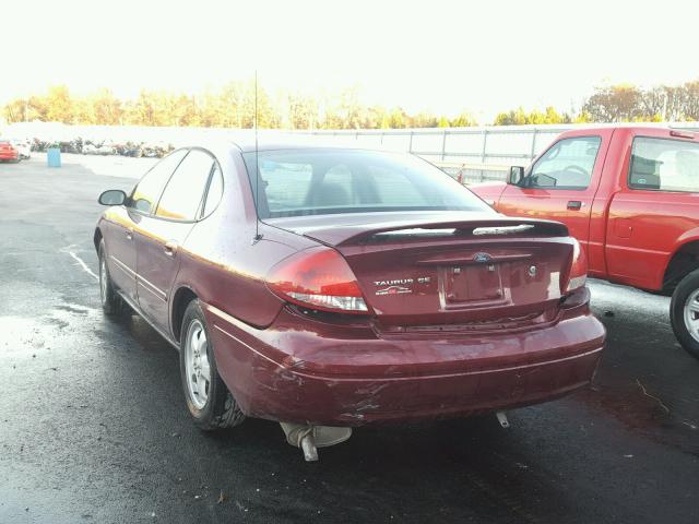 1FAFP53225A147511 - 2005 FORD TAURUS SE MAROON photo 3