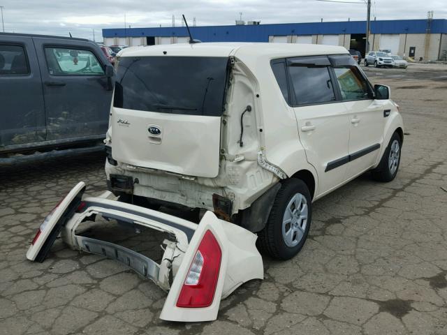 KNDJT2A5XC7472204 - 2012 KIA SOUL TAN photo 4