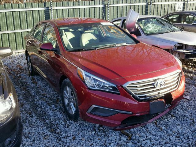 5NPE24AF1GH416856 - 2016 HYUNDAI SONATA SE MAROON photo 1