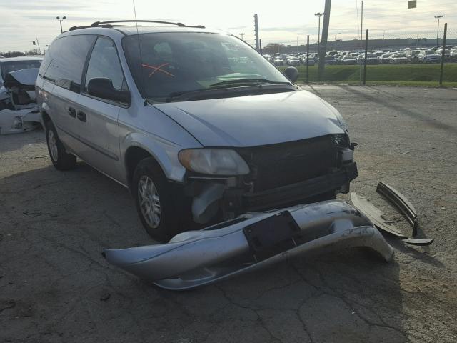 1B4GP24341B200487 - 2001 DODGE GRAND CARA SILVER photo 1