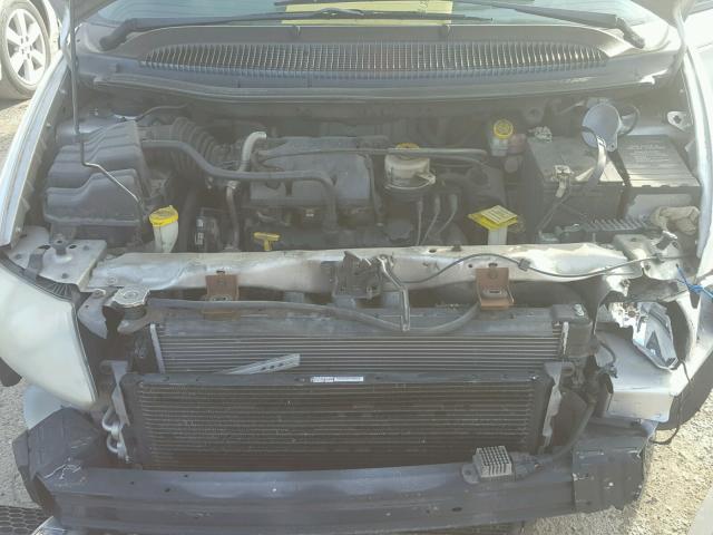 1B4GP24341B200487 - 2001 DODGE GRAND CARA SILVER photo 7