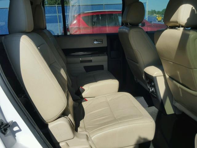 2FMGK5C8XDBD05352 - 2013 FORD FLEX SEL თეთრი ფოტო 6