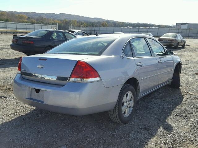 2G1WT58K369205212 - 2006 CHEVROLET IMPALA LT GRAY photo 4