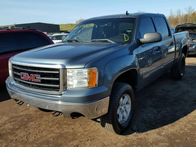 2GTEK13M281154777 - 2008 GMC SIERRA K15 BLUE photo 2