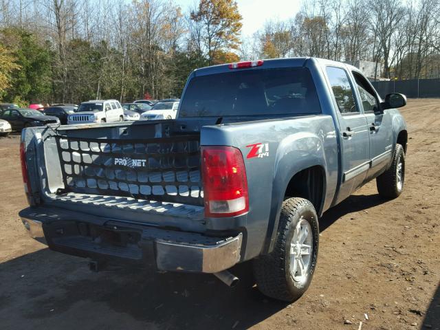 2GTEK13M281154777 - 2008 GMC SIERRA K15 BLUE photo 4