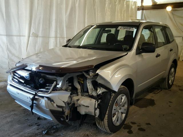 JF2SH61619H726005 - 2009 SUBARU FORESTER 2 SILVER photo 2