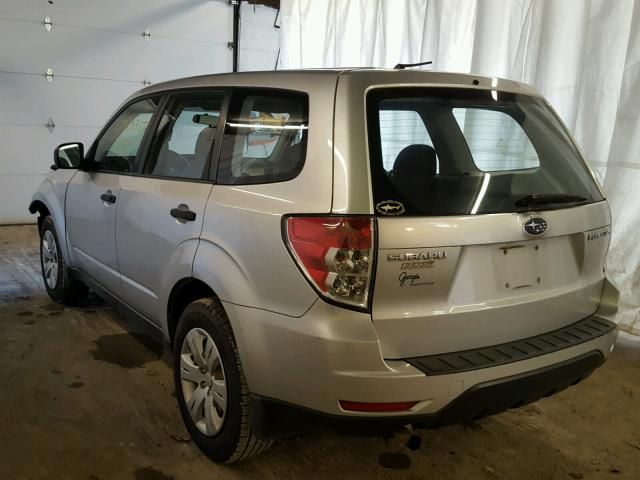 JF2SH61619H726005 - 2009 SUBARU FORESTER 2 SILVER photo 3