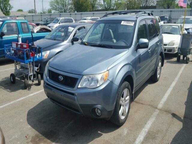 JF2SH64639H740483 - 2009 SUBARU FORESTER 2 BLUE photo 2