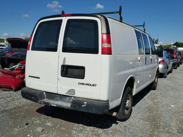 1GCGG25V741137253 - 2004 CHEVROLET EXPRESS G2 WHITE photo 4