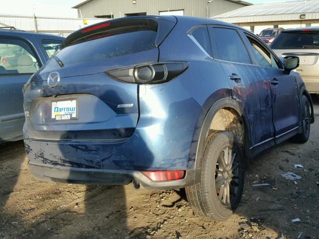 JM3KFBCL6H0103354 - 2017 MAZDA CX-5 TOURI BLUE photo 4