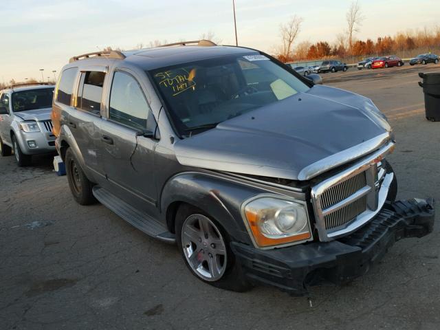 1D4HB58DX5F534888 - 2005 DODGE DURANGO LI GRAY photo 1