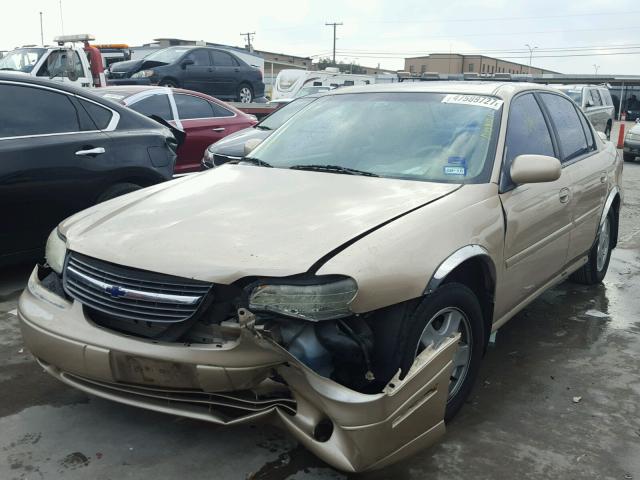 1G1NE52J316153540 - 2001 CHEVROLET MALIBU LS GOLD photo 2