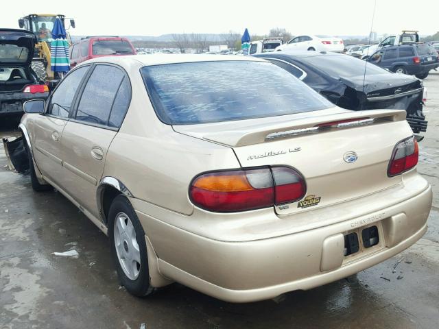 1G1NE52J316153540 - 2001 CHEVROLET MALIBU LS GOLD photo 3