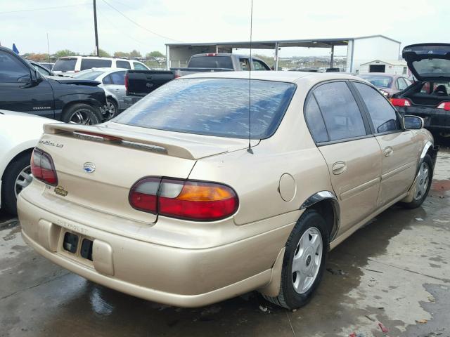 1G1NE52J316153540 - 2001 CHEVROLET MALIBU LS 金色 照片 4