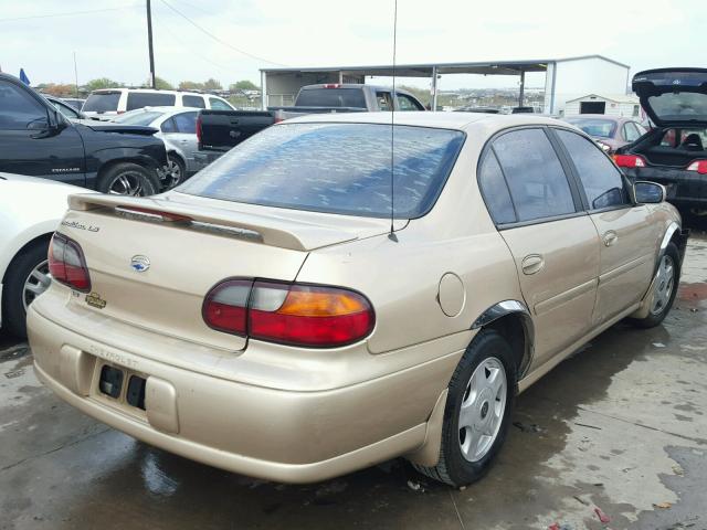 1G1NE52J316153540 - 2001 CHEVROLET MALIBU LS GOLD photo 4