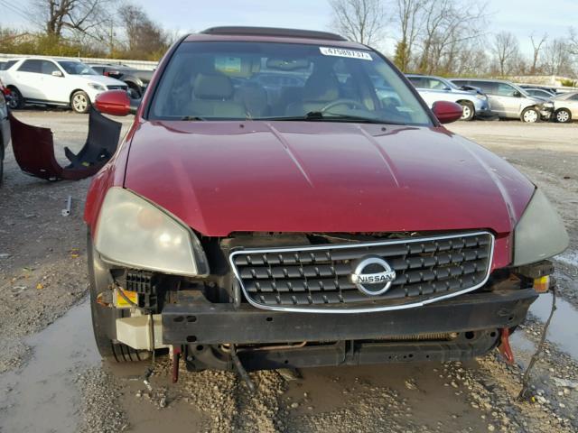 1N4BL11D36C152522 - 2006 NISSAN ALTIMA SE RED photo 9