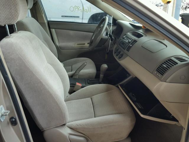 4T1BE32K53U647772 - 2003 TOYOTA CAMRY LE ბეჟი ფოტო 5