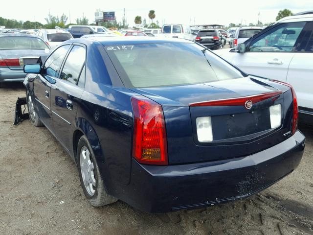 1G6DM577140152187 - 2004 CADILLAC CTS BLUE photo 2