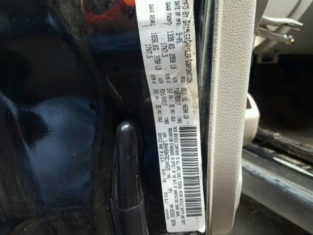 1J8HH58N76C144525 - 2006 JEEP COMMANDER BLACK photo 10