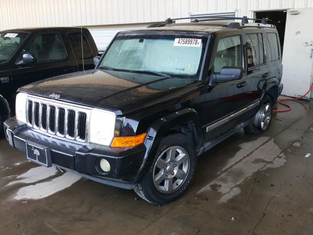 1J8HH58N76C144525 - 2006 JEEP COMMANDER BLACK photo 2